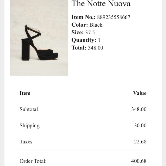 M. Gemi The Notte Nuova in black suede platform heel - Picture 2 of 9